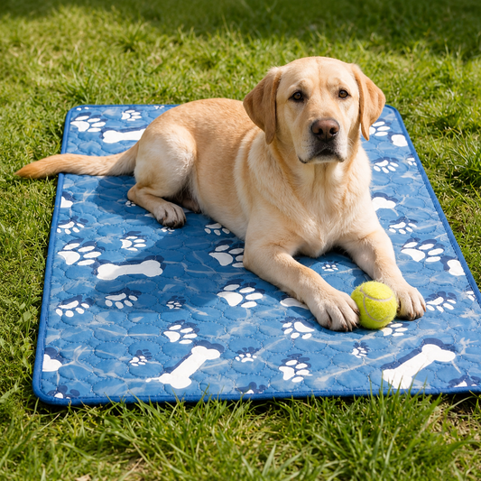 Tierkuehlmatte atmungsaktiv Polyester fuer Hunde und Katzen | Kalyor