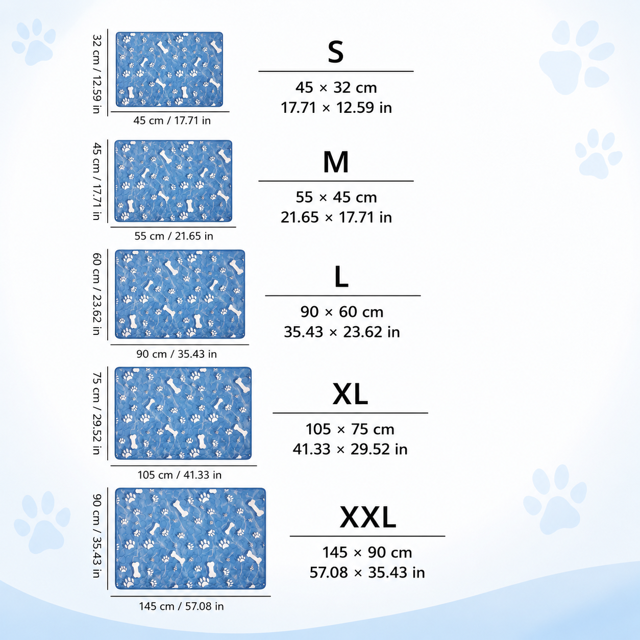 Tierkuehlmatte atmungsaktiv Polyester fuer Hunde und Katzen | Kalyor