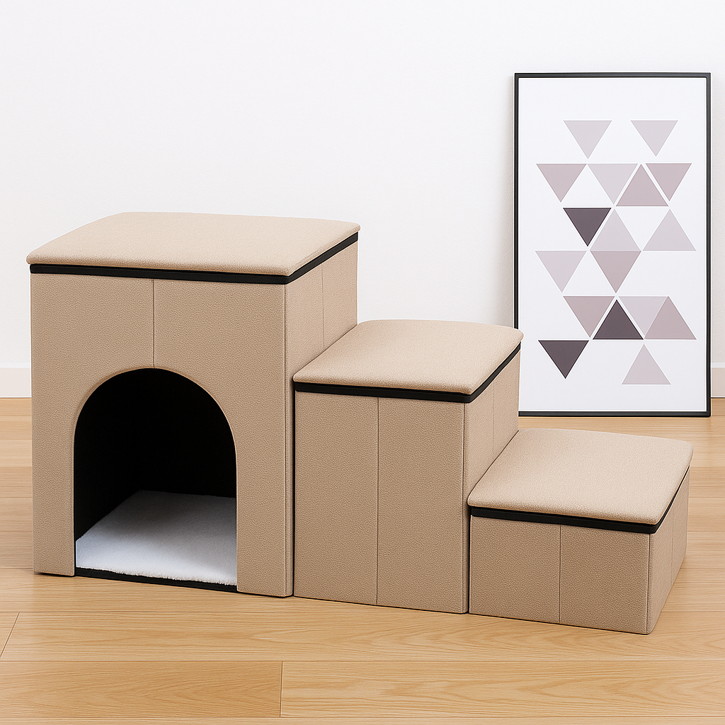 Tonni  Haustier Treppe und Rampe klappbar für Sofa Bett und Couch