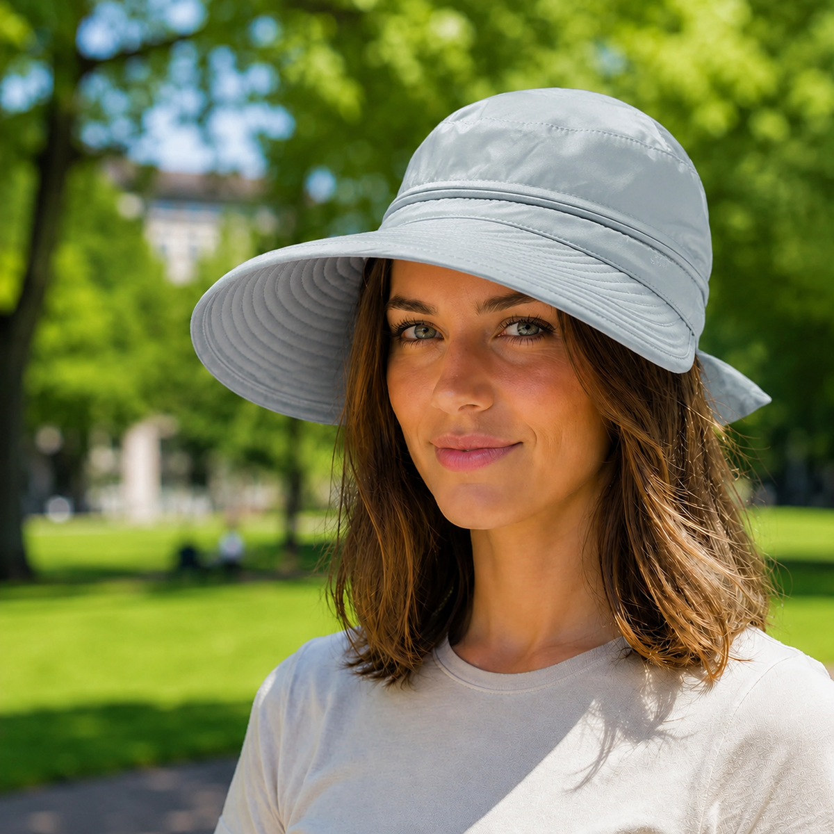 UPF 50+ UV Sommerhut Damen faltbar für Hundespaziergänge | Jovrix