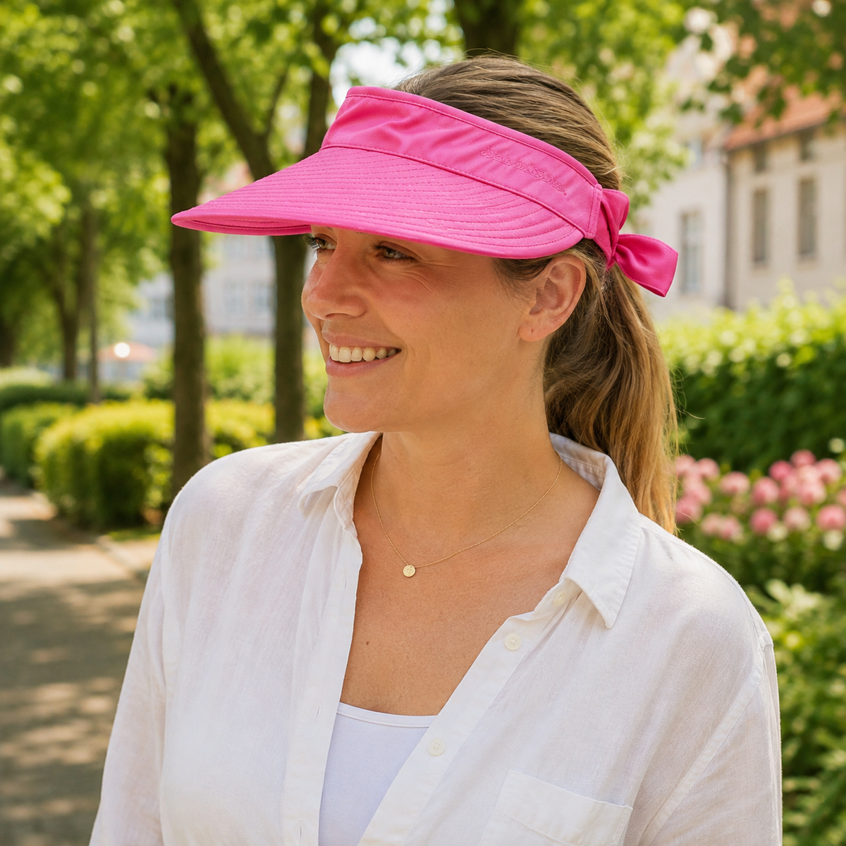 UPF 50+ UV Sommerhut Damen faltbar für Hundespaziergänge | Jovrix