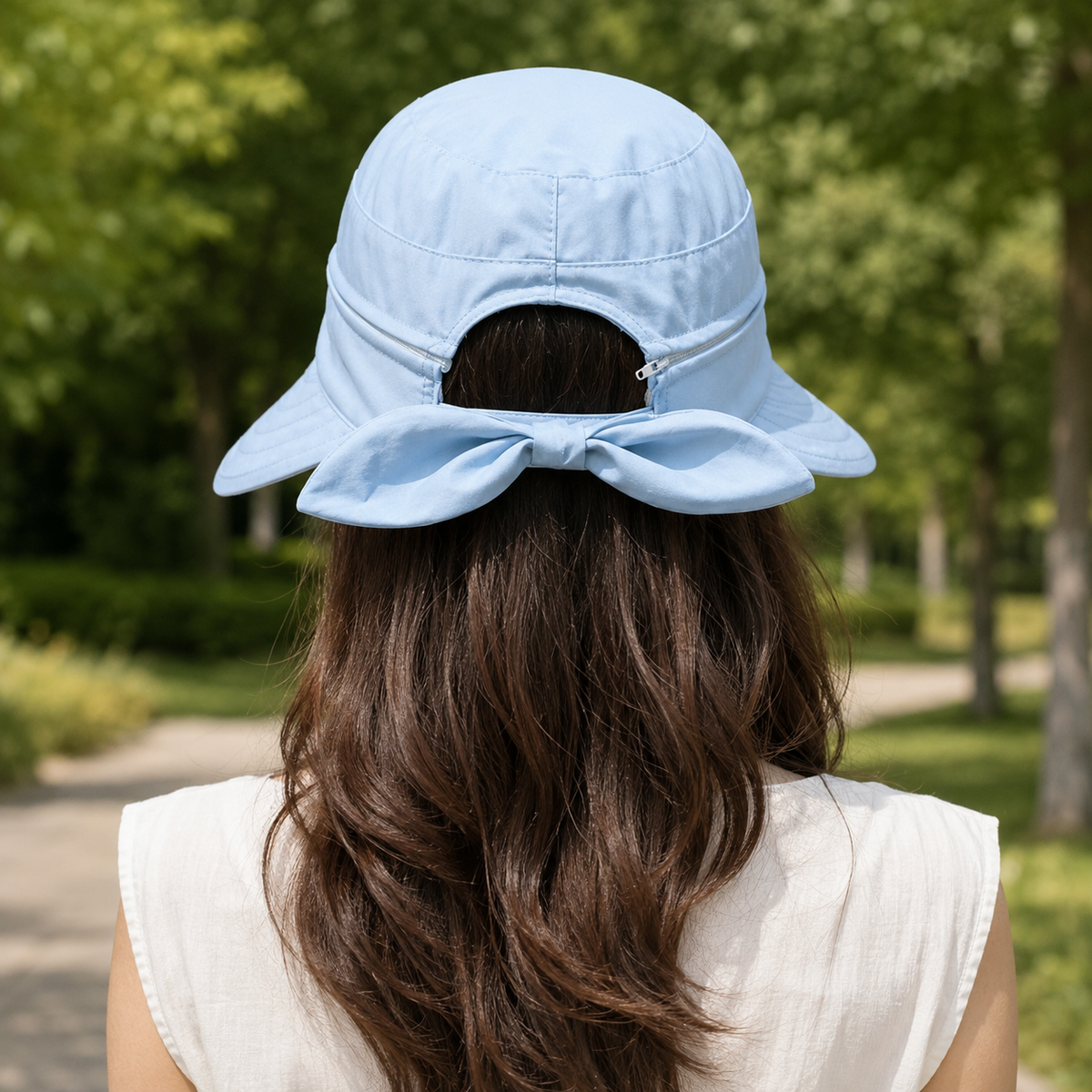 UPF 50+ UV Sommerhut Damen faltbar für Hundespaziergänge | Jovrix