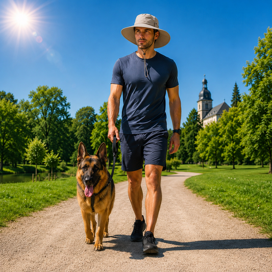 UPF 50+ UV Sommerhut für Hundespaziergänge Montvero