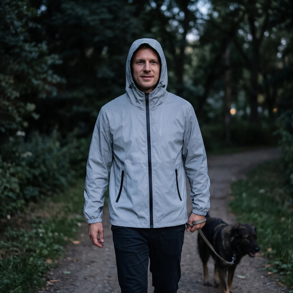 Übergangsjacke Mit Kapuze