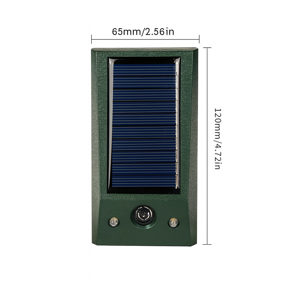 Ultraschall Maulwurfschreck mit Solarpanel und LED | Aviatra