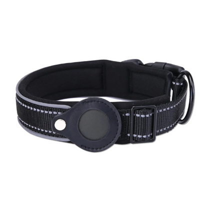 Verstellbares Halsband mit AirTag Halterung für Hunde | Nuvin