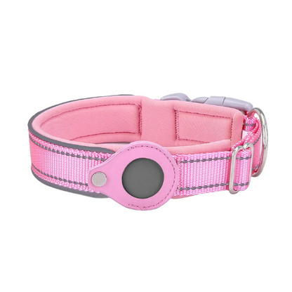 Verstellbares Halsband mit AirTag Halterung für Hunde | Nuvin