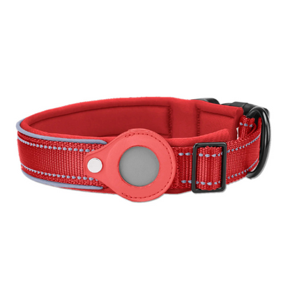 Verstellbares Halsband mit AirTag Halterung für Hunde | Nuvin
