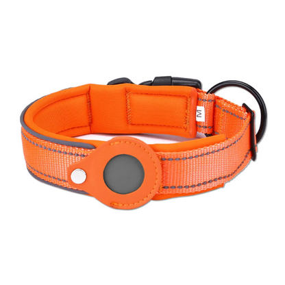 Verstellbares Halsband mit AirTag Halterung für Hunde | Nuvin