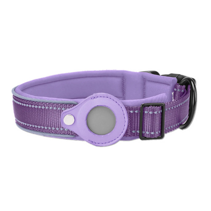 Verstellbares Halsband mit AirTag Halterung für Hunde | Nuvin