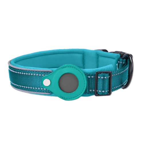Verstellbares Halsband mit AirTag Halterung für Hunde | Nuvin