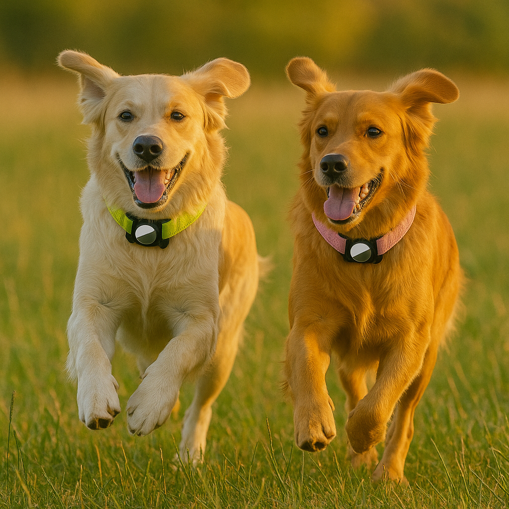 Verstellbares Hundehalsband mit AirTag Halterung | Lokko