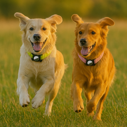 Verstellbares Hundehalsband mit AirTag Halterung | Lokko
