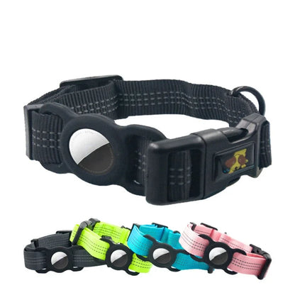 Verstellbares Hundehalsband mit AirTag Halterung | Lokko