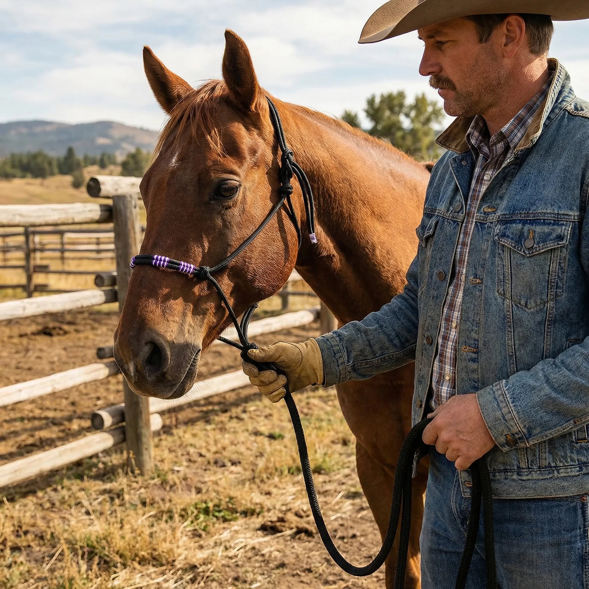 Verstellbares Trainingshalfter Mit Knoten | EquiTide