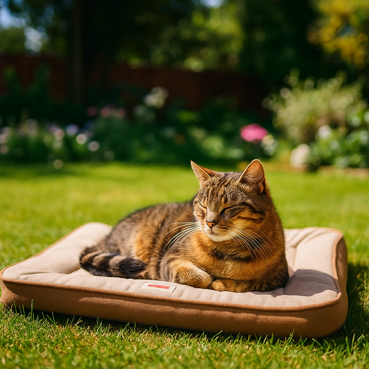 Vierjahreszeiten Katzenbett mit isolierendem Liegekomfort | Nestline