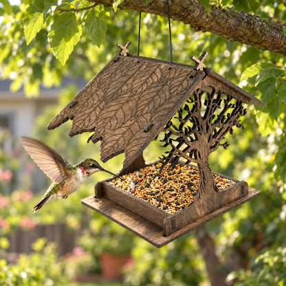 Vogelfutterhaus Hängend Mit Dach