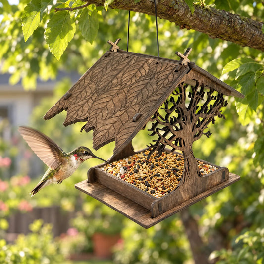 Vogelfutterhaus Hängend Mit Dach