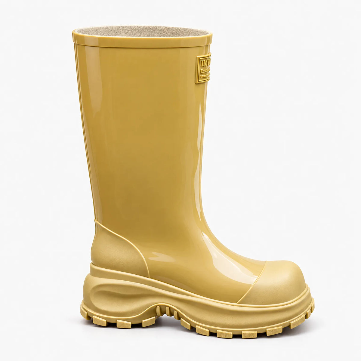 Wadenhohe Regenstiefel Mit Grobem Profil