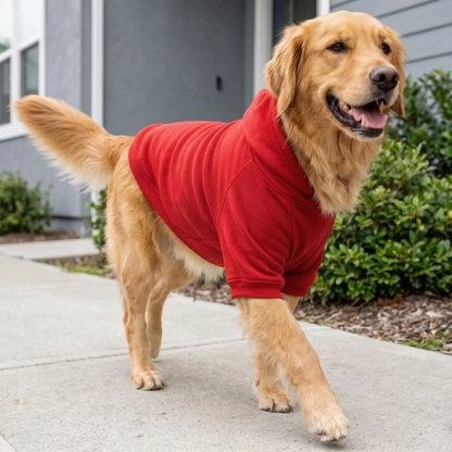 Warmer Hundepullover mit Kapuze