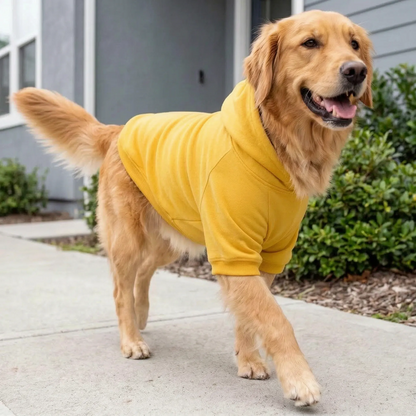 Warmer Hundepullover mit Kapuze