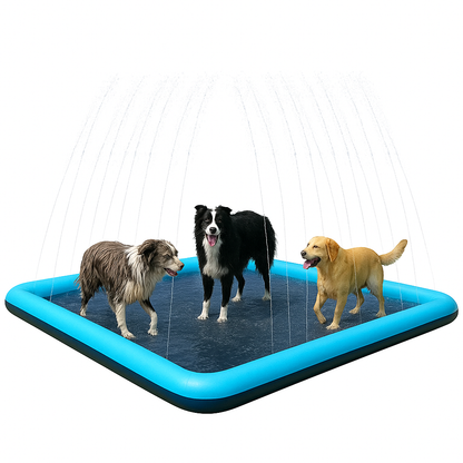 Wasserspielmatte für erfrischende Sommertage mit rutschfester Oberfläche | AquaPawz