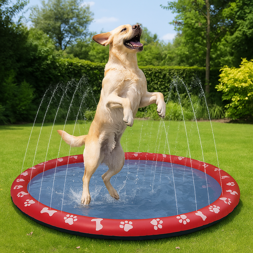 Wasserspielmatte mit Sprühdüsen für Abkühlung im Freien | Vinto