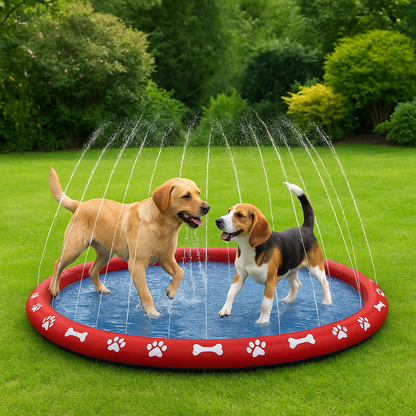 Wasserspielmatte mit Sprühdüsen für Abkühlung im Freien | Vinto