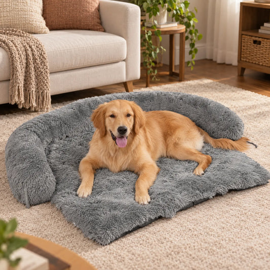 Weiches Hundebett Mit Erhabenem Rand