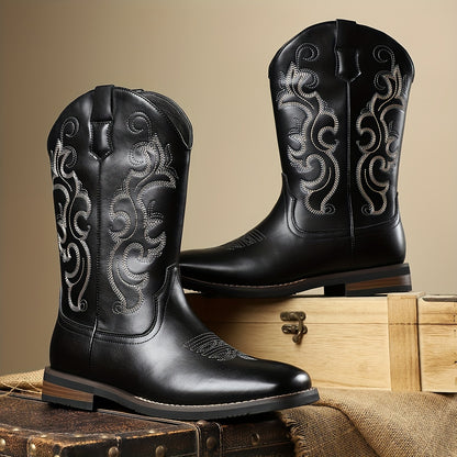Westernstiefel Reiten klassisch mit Stickerei fuer Herren | Cavrido