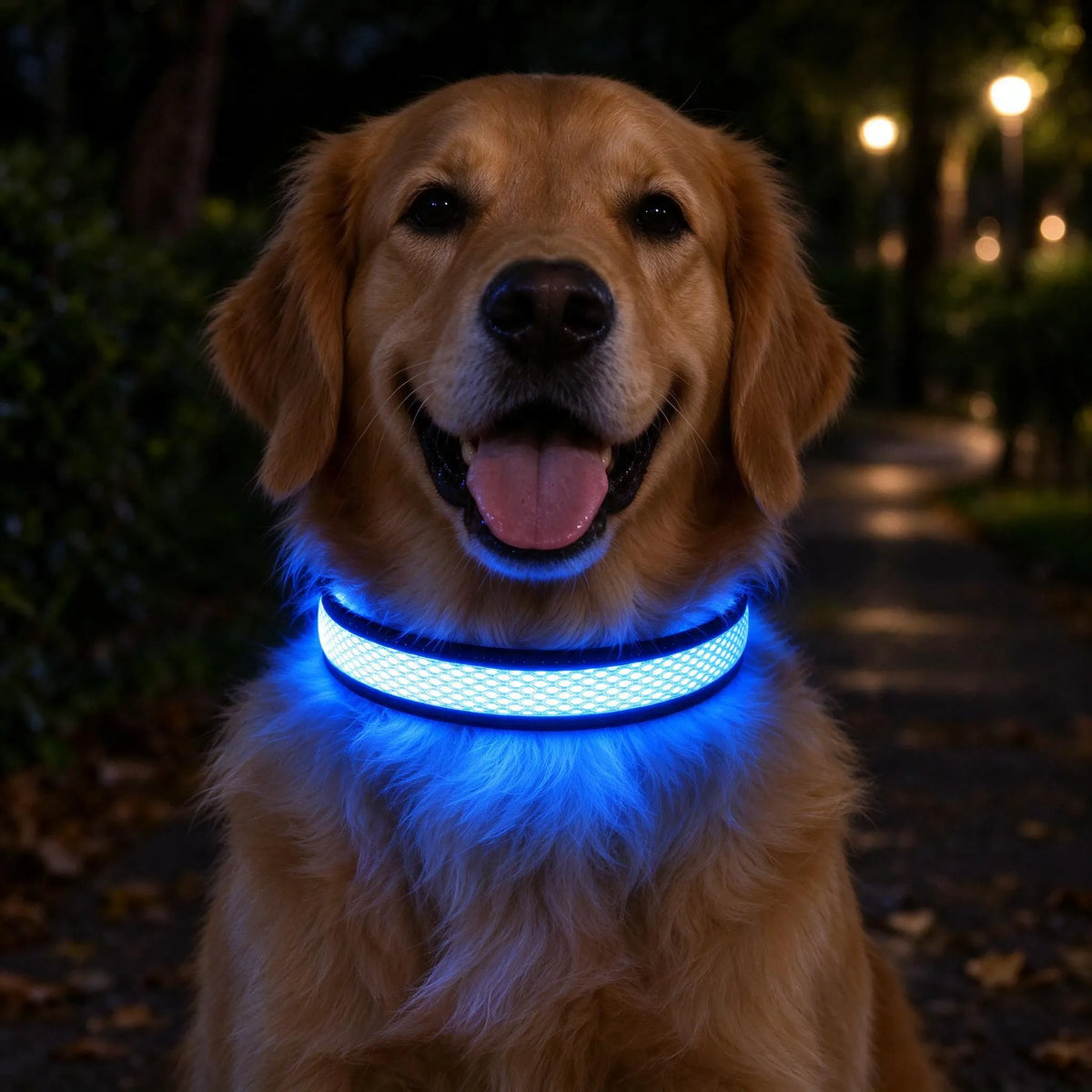 Wiederaufladbares LED Leuchthalsband Für Hunde