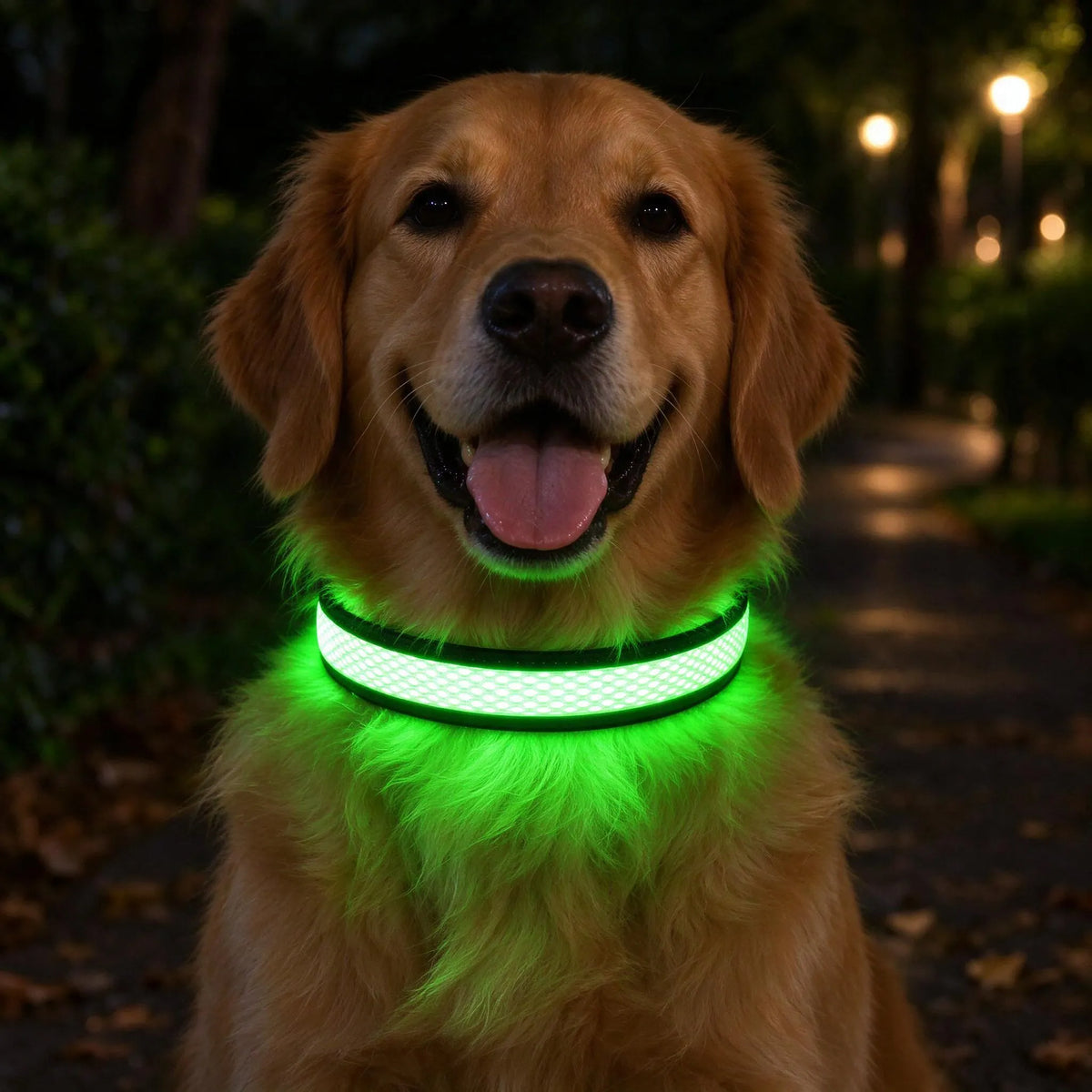 Wiederaufladbares LED Leuchthalsband Für Hunde