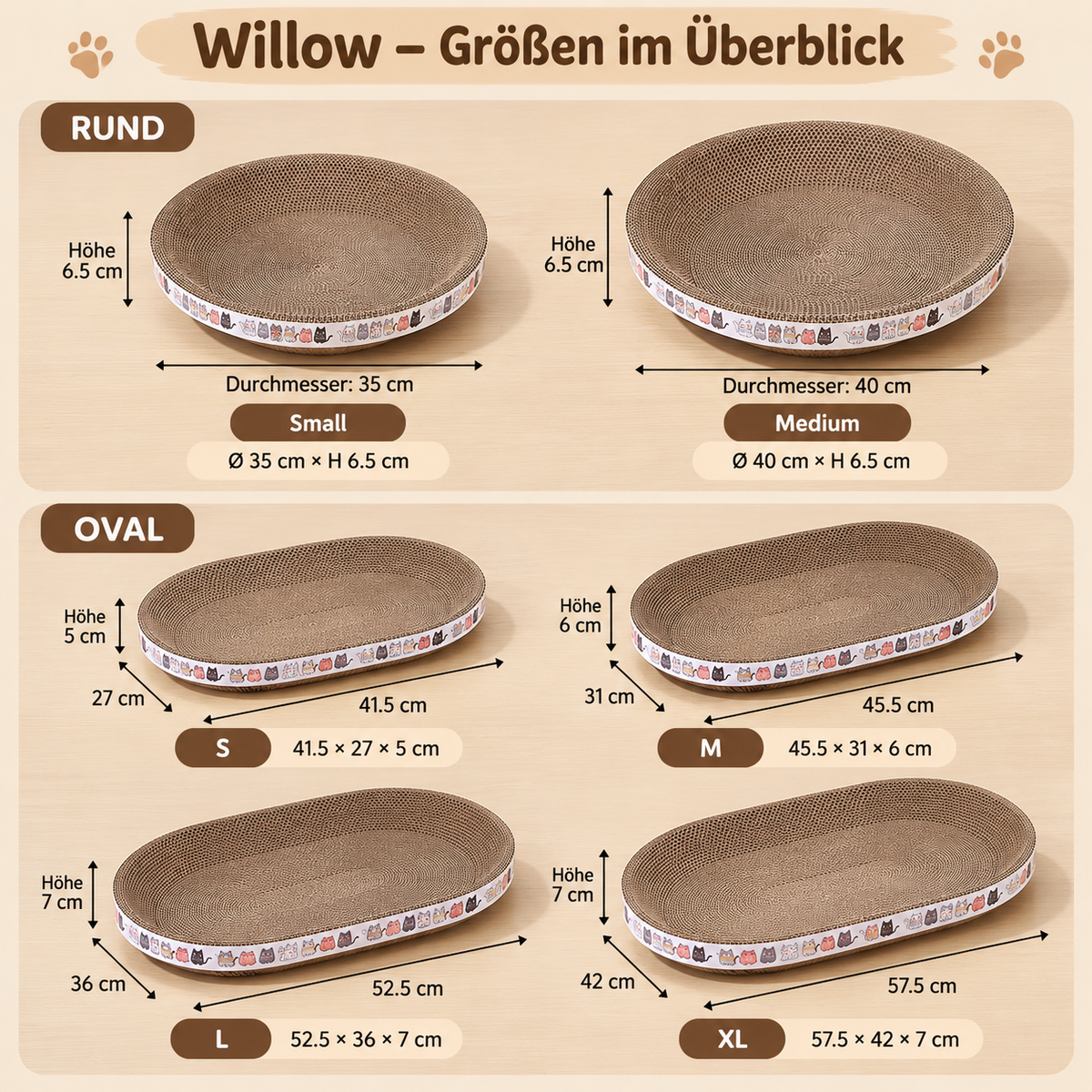 Willow | Kratzbaum für gesunde Krallen und weniger Stress