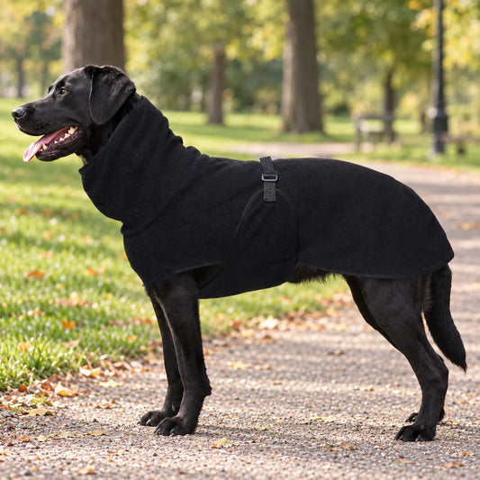 Winddichter Hundemantel Mit Hohem Kragen