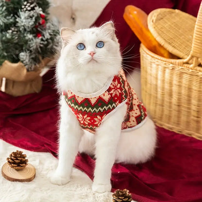 Sepp Weihnachtspullover für Katzen