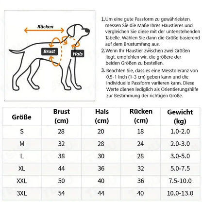 Birte | Hundemantel mit Fleece-Innenfutter
