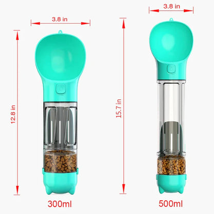 Rudi | Multifunktionale 4-in-1 Hundewasserflasche