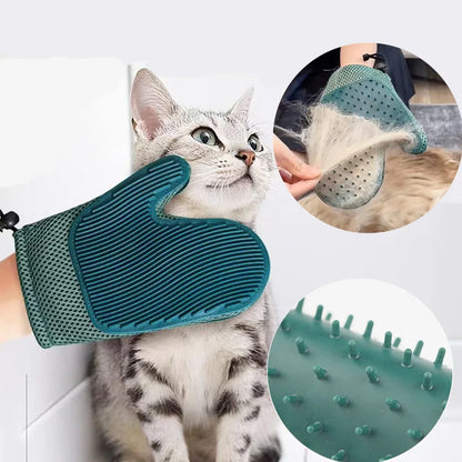 Lani | Pflegehandschuh für Katzen mit Haarentfernung und Massagefunktion