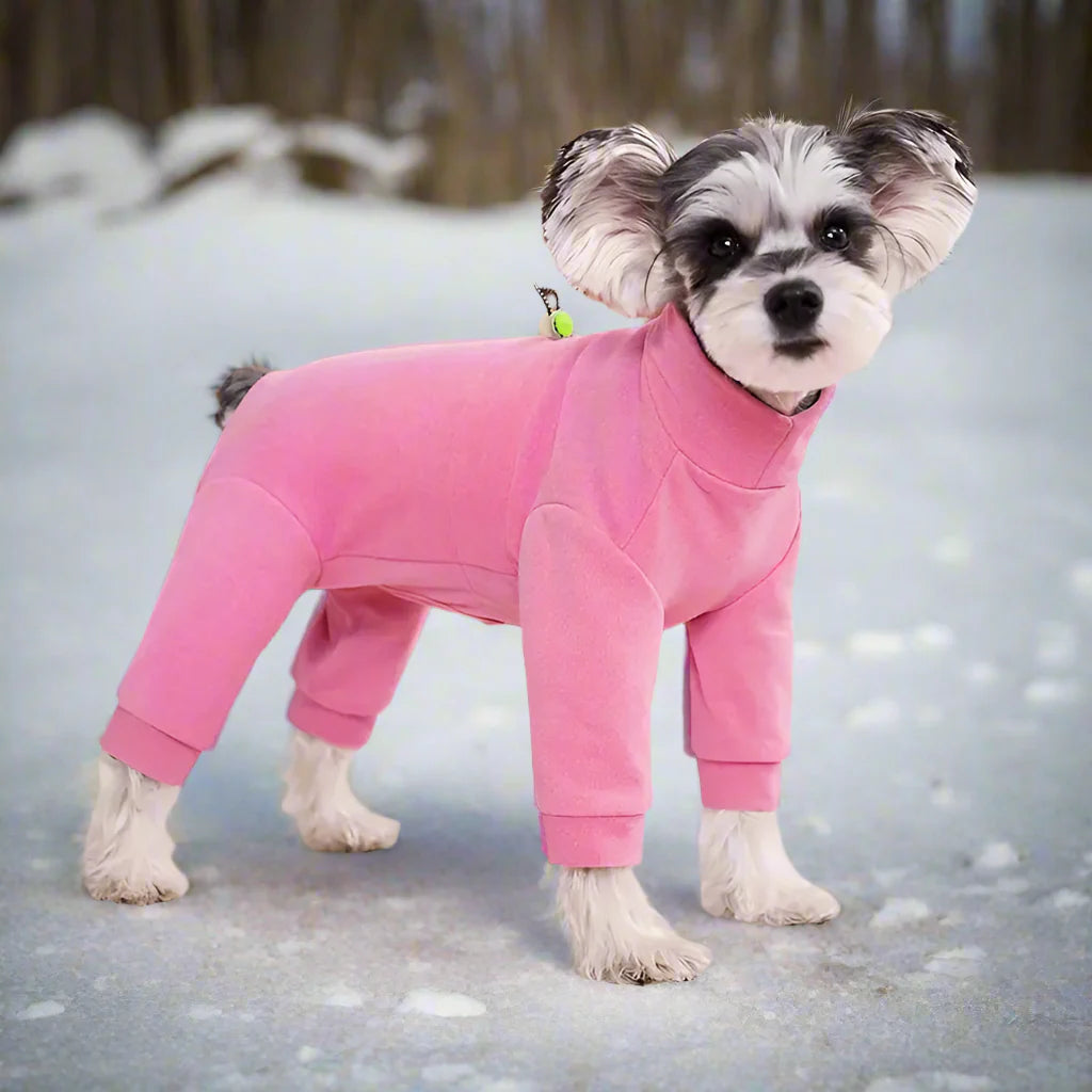 Matti Weicher Fleece-Jumpsuit für Hunde