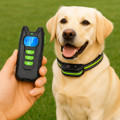 Verstellbares Hundehalsband für Training mit Vibration und Tonsignal | Zoltra