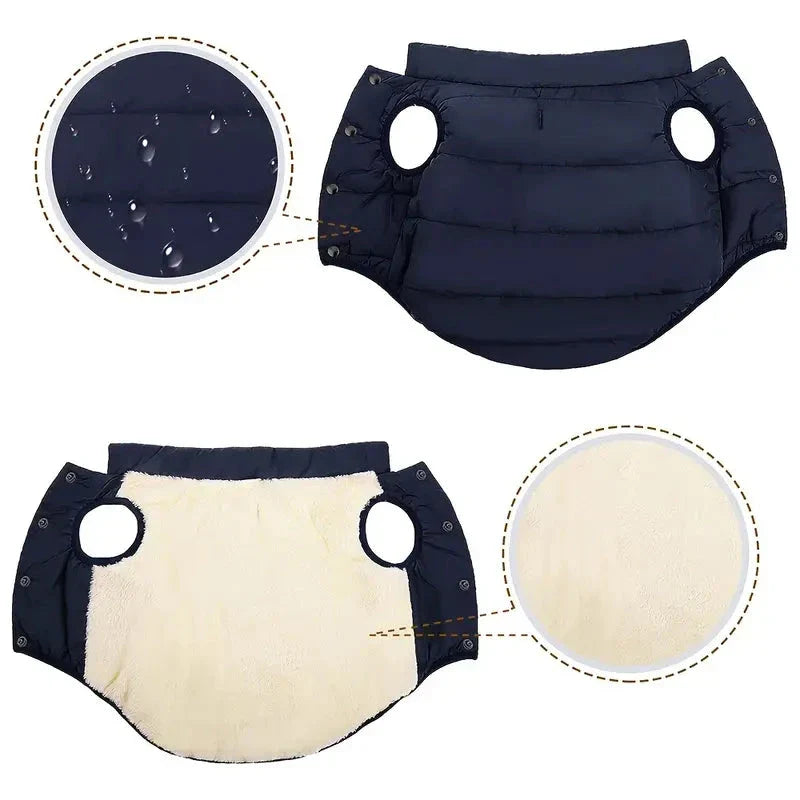 Birte Hundemantel mit Fleece-Innenfutter