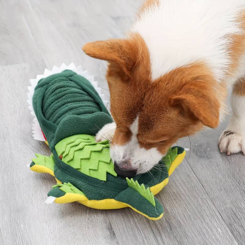 Yoshi | Kuscheltier für Hunde, das langsames Essen fördert
