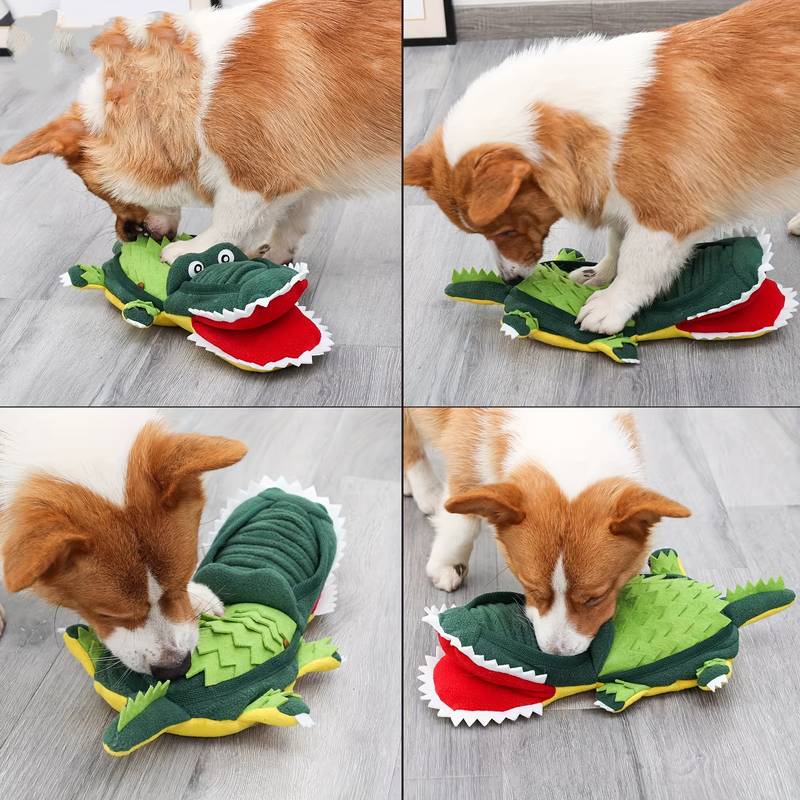 Yoshi | Kuscheltier für Hunde, das langsames Essen fördert
