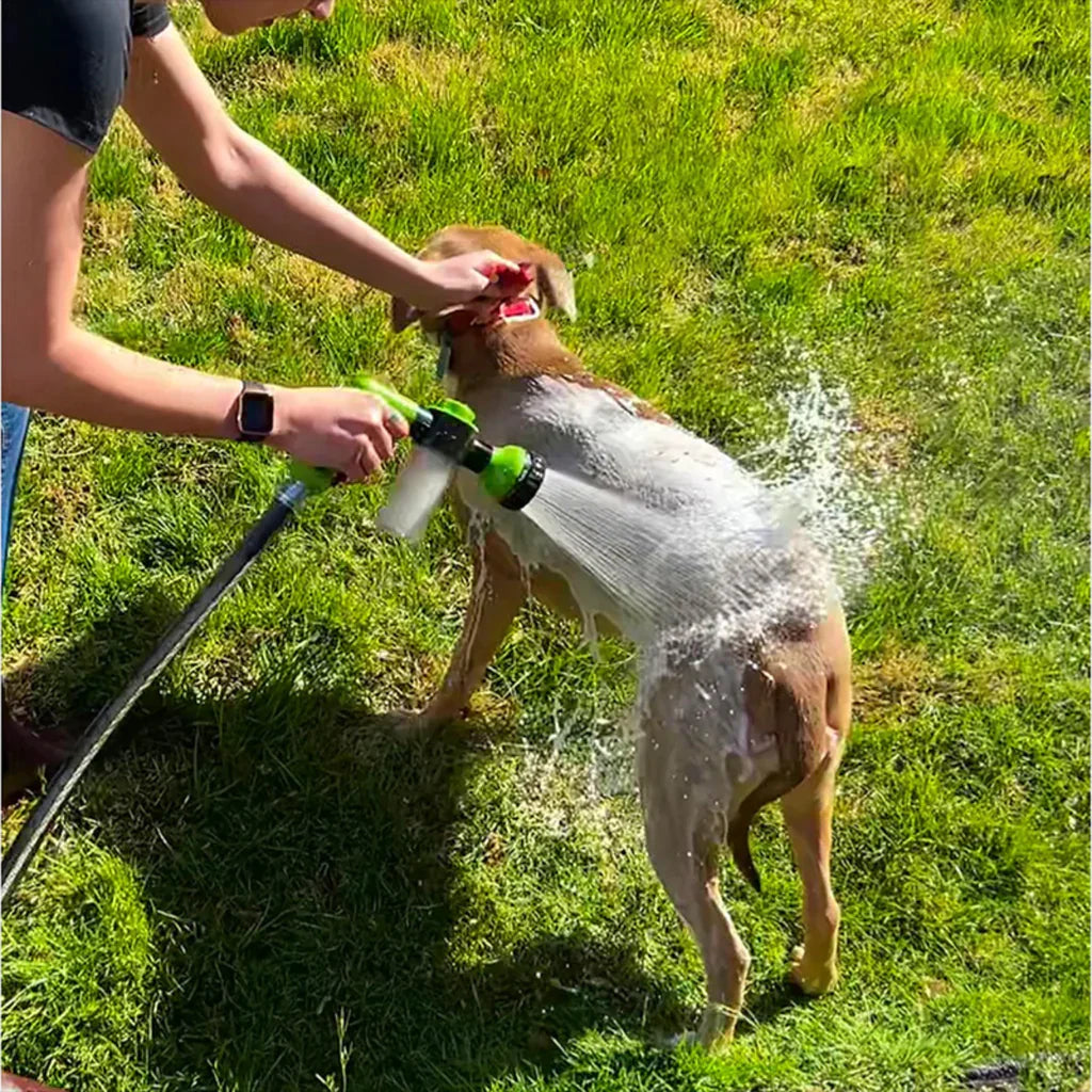 Taily | Duschkopf für Hunde mit variabler Wasserstrahlkontrolle