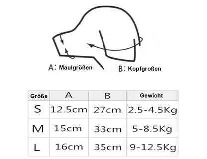 Quak | Maulkorb mit verstellbaren Riemen