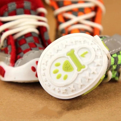 Zevvon | Hundeschuhe für den Sommer mit Grip und luftigem Baumwollgewebe