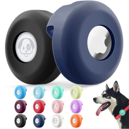 Amie | Silikon AirTag Halter für Hundehalsband