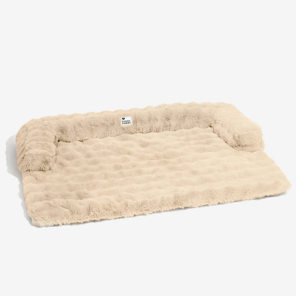 Nikolaus Weiches Hundebett mit Plüschbezug für das Sofa