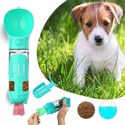 Rudi | Multifunktionale 4-in-1 Hundewasserflasche